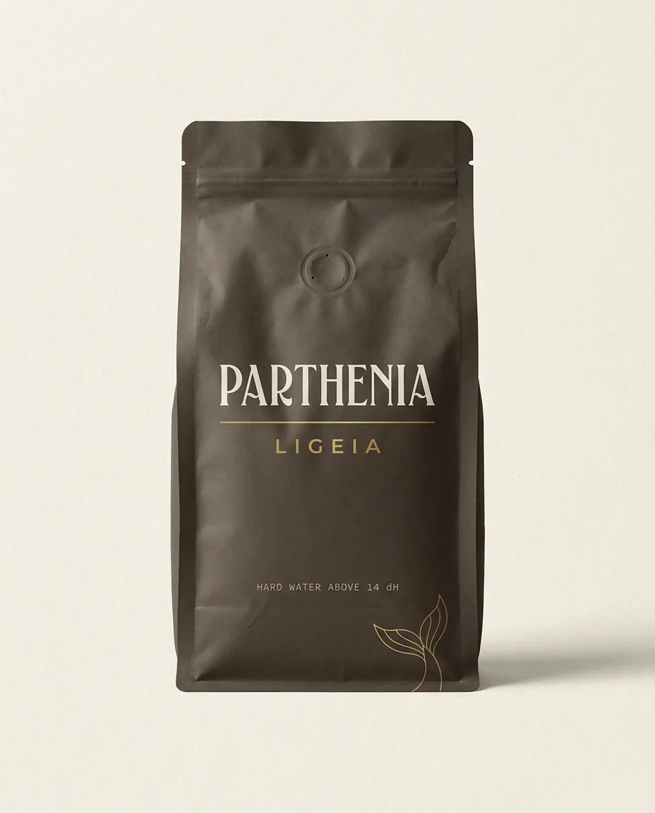 Parthenia Ligeia — Hard water · above 14 °dH